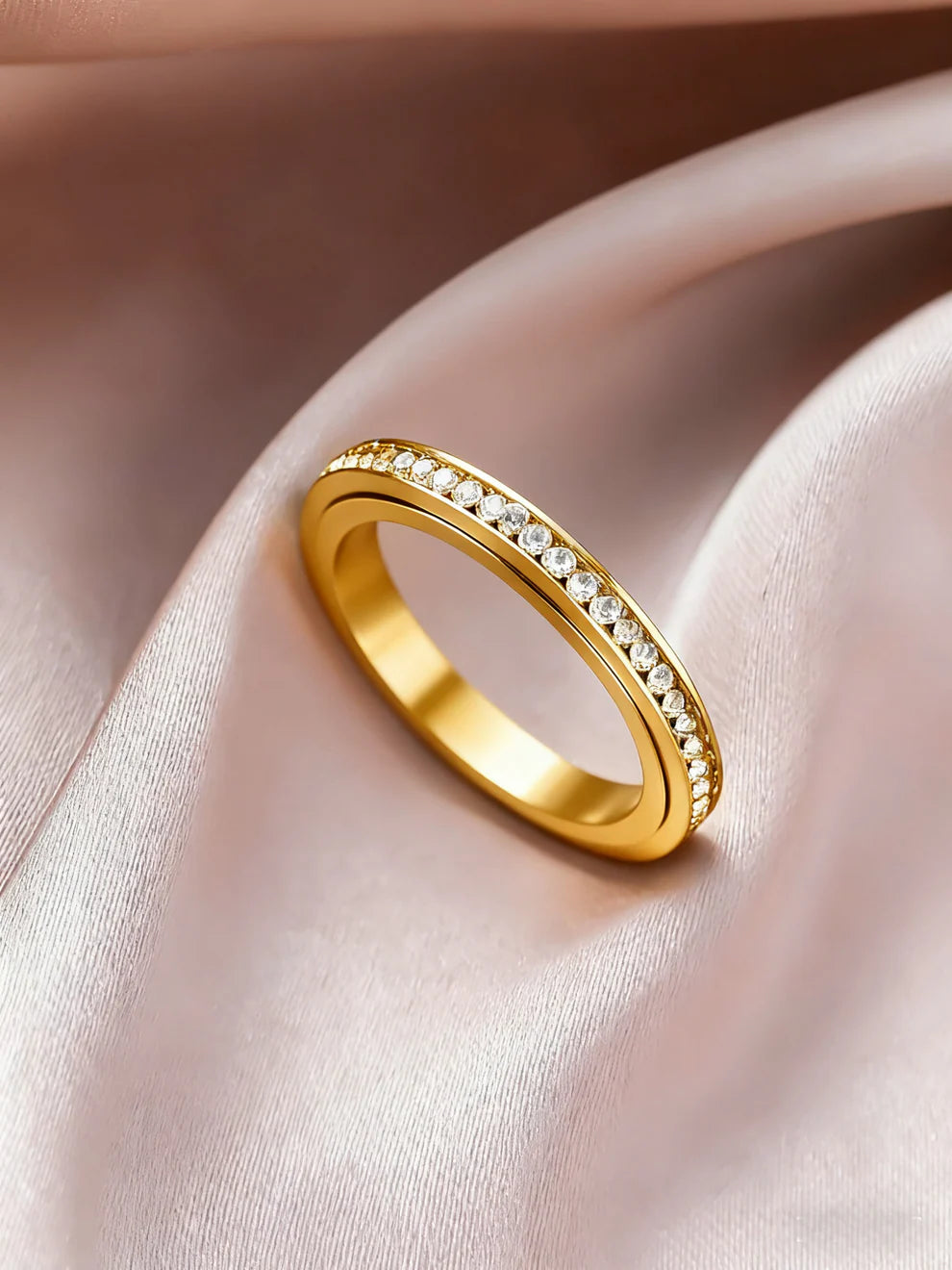 Estetikos žiedas „Calmy“ (auksinis)