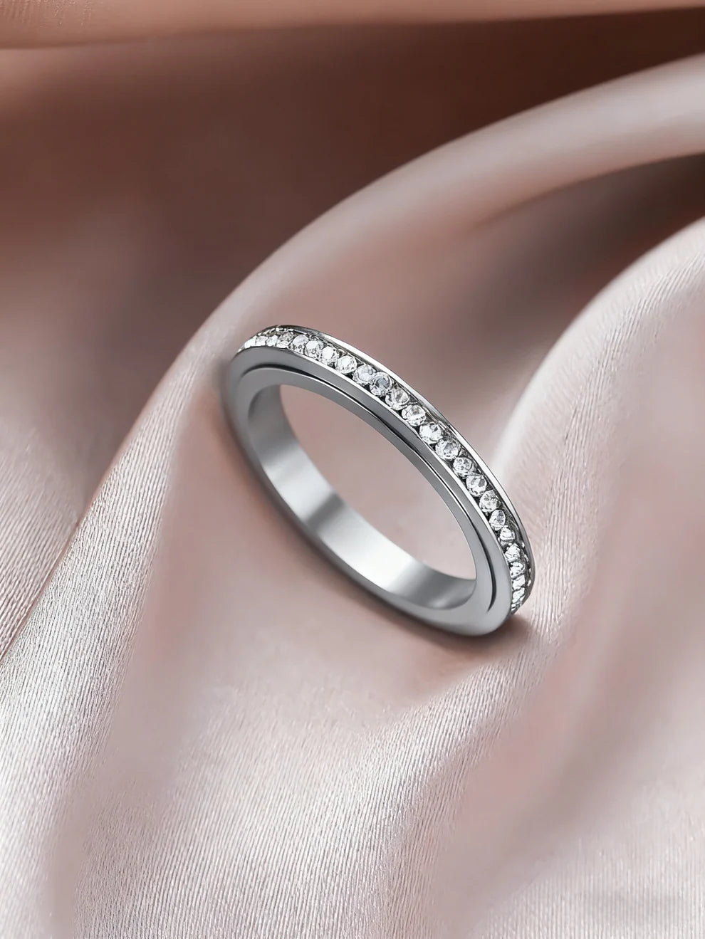 Estetikos žiedas „Calmy“ (sidabrinis)