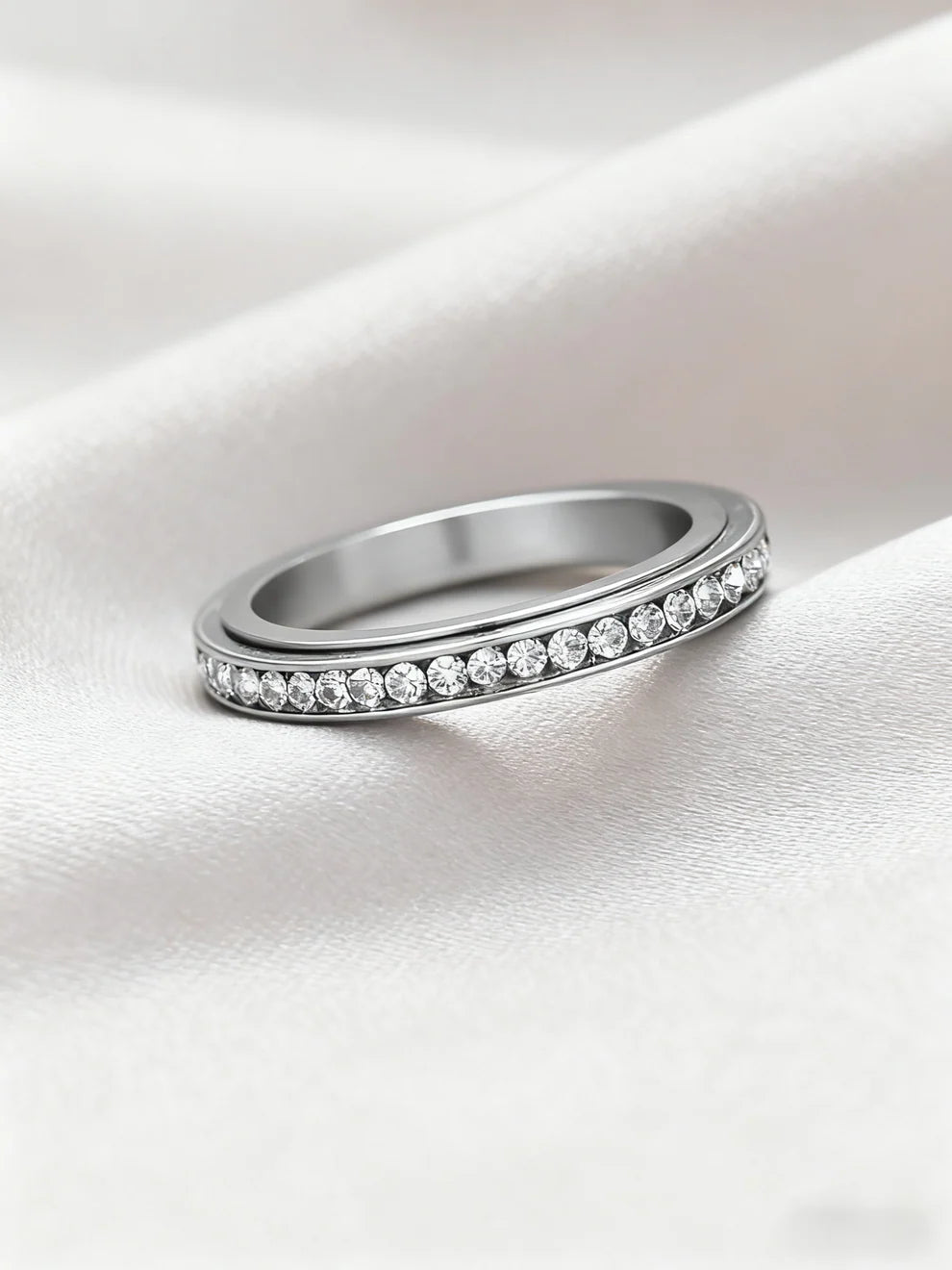 Estetikos žiedas „Calmy“ (sidabrinis)