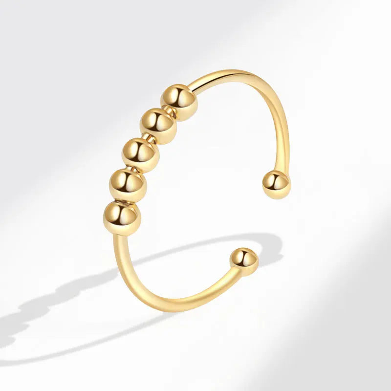 Ramybės žiedas „Calmy“ (auksinis)