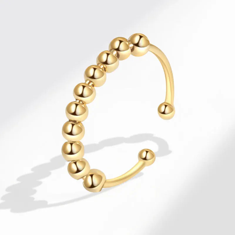 Ramybės žiedas „Calmy“ (auksinis)