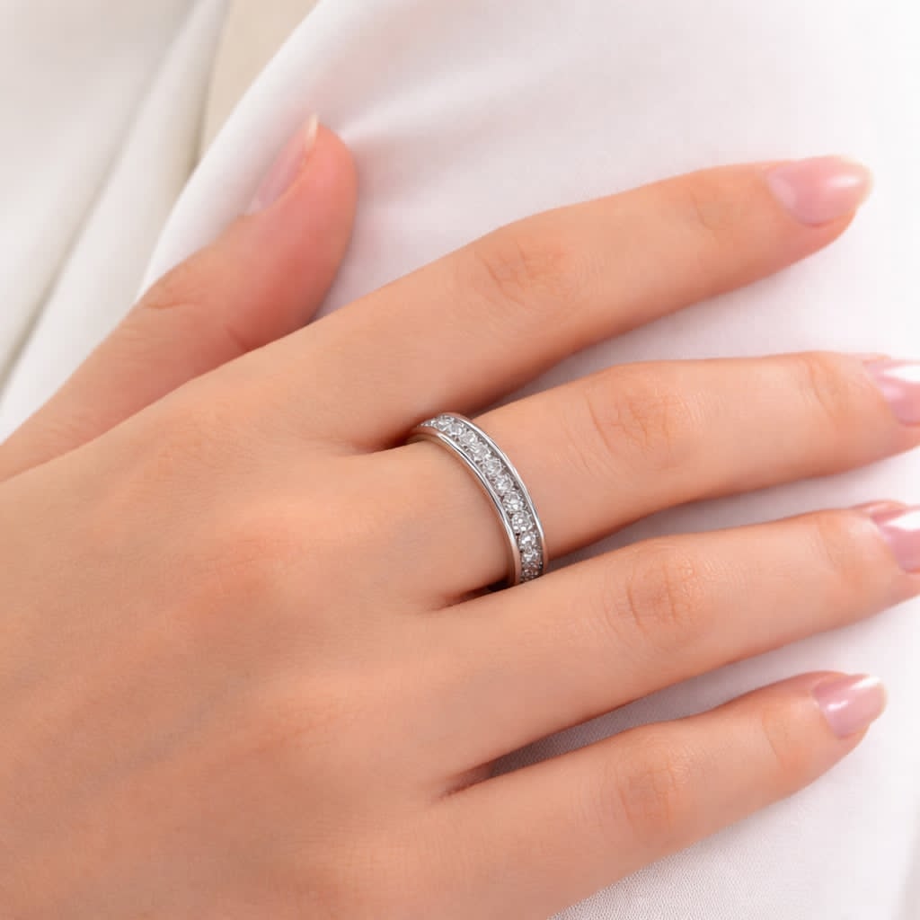 Estetikos žiedas „Calmy“ (sidabrinis)